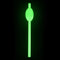 GITD PUSSY STRAWS-PACK OF 9