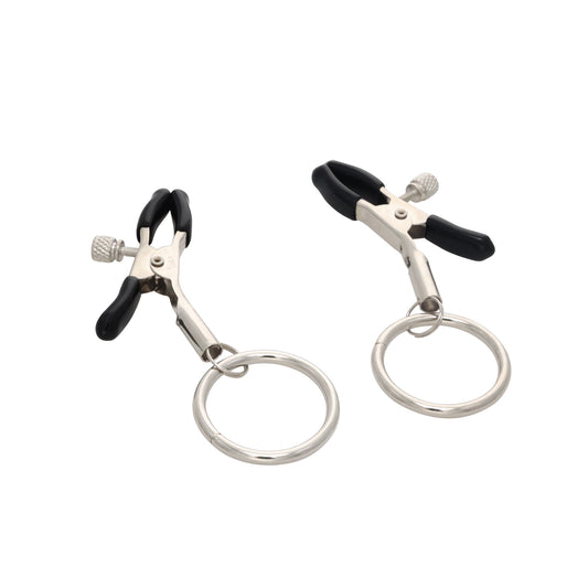 EROGENOUS ZONE ADJUSTABLE NIPPLE CLAMPS W/ LARGE RING