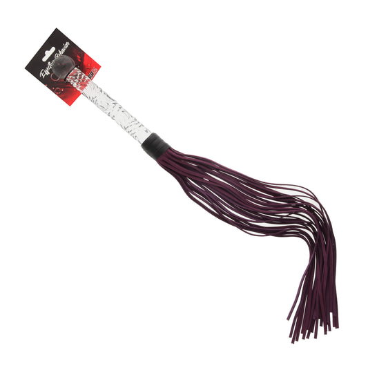 FLOGGER CLEAR/PURPLE 26IN LEATHER