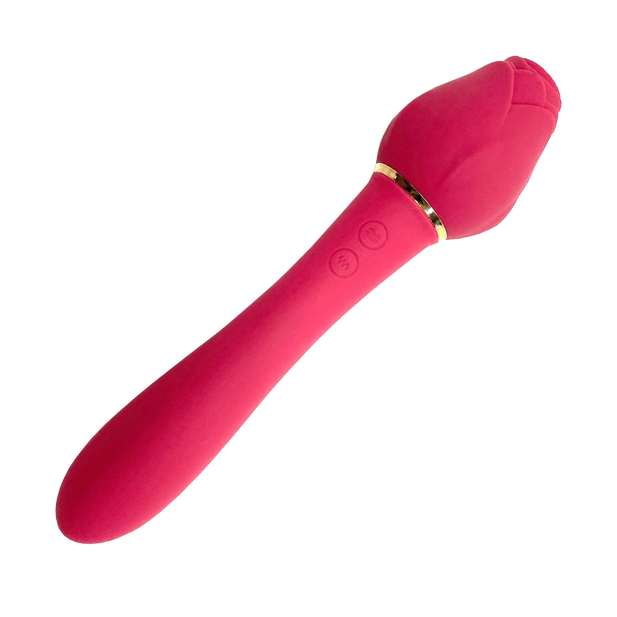 Bloom Double-Ended Rose Vibrator Sunset Novelties Bloom Double-Ended Rose Vibrator Sunset Novelties