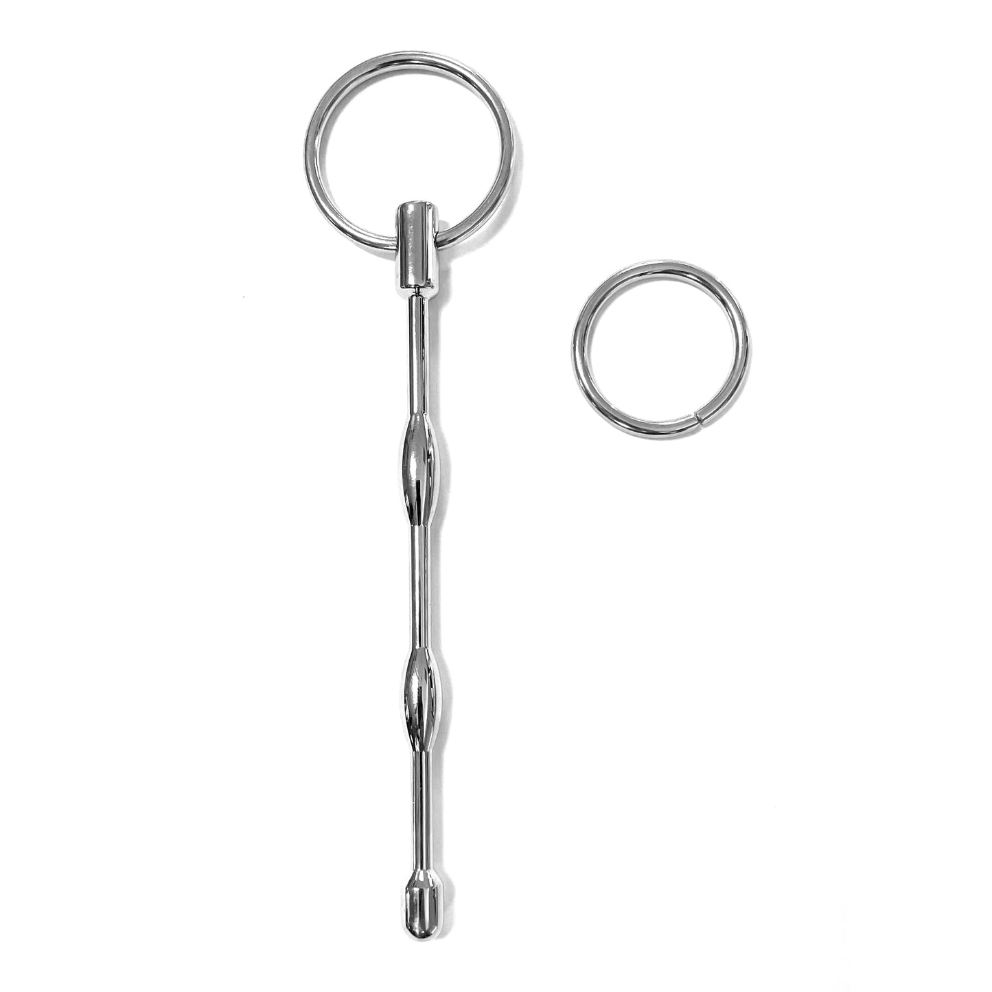 URETHRAL STAINLESS 5IN BEAD WITH RING END