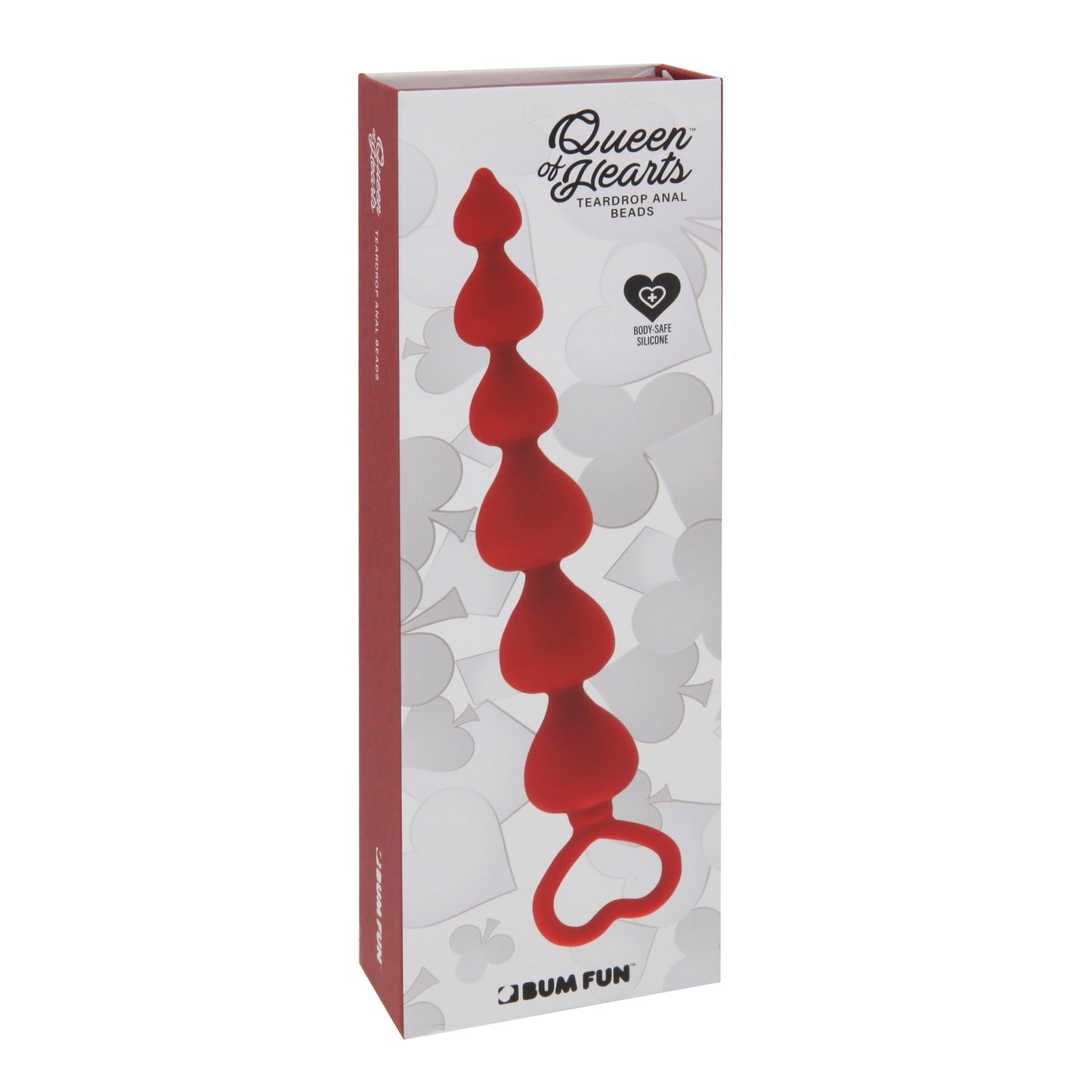 Well Suited Queen Of Hearts Anal Beads