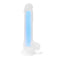 Glow-In-The-Dark Dick with Balls, Suction Cup Dildo - Night Lights