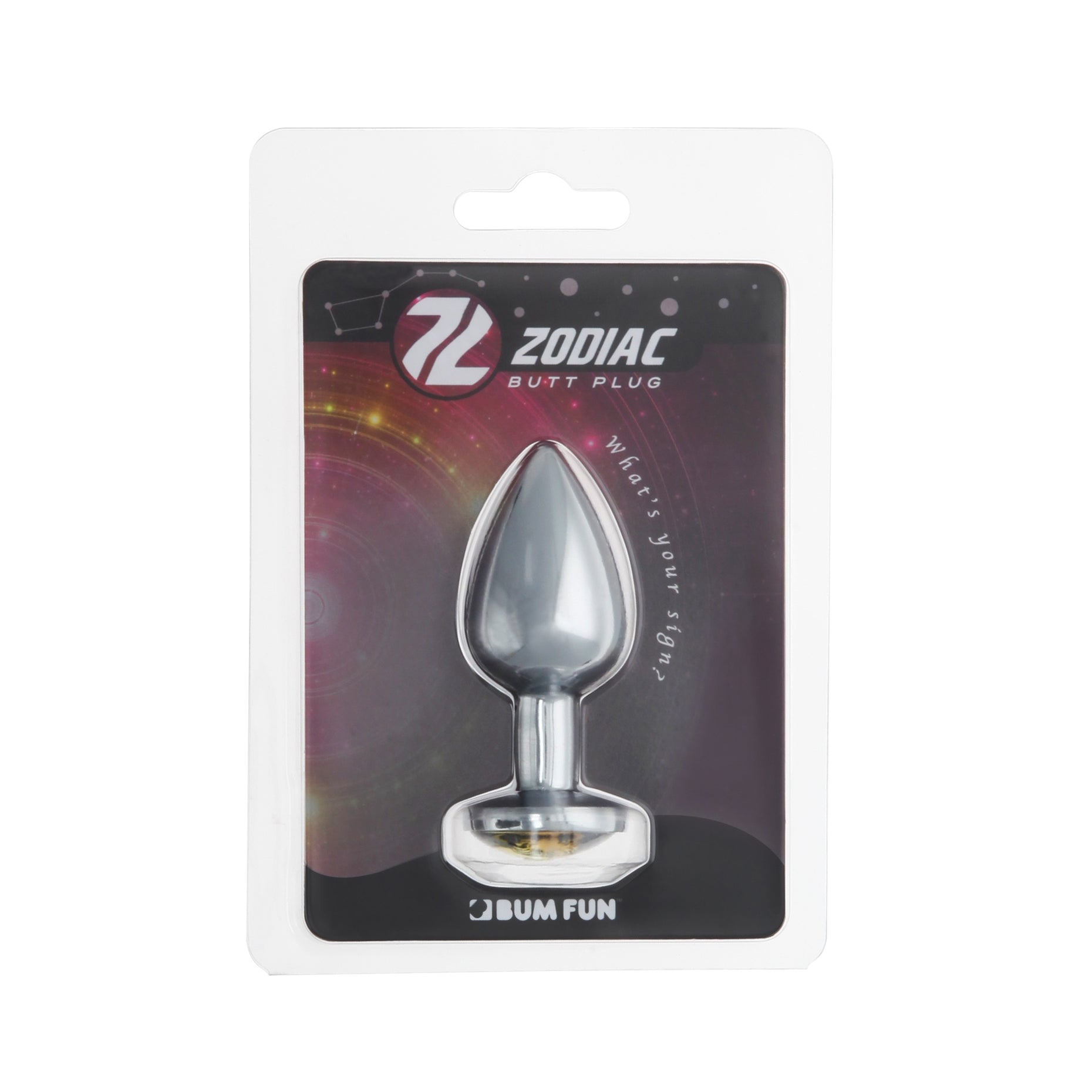 Zodiac Stainless Butt Plug, Sagittarius