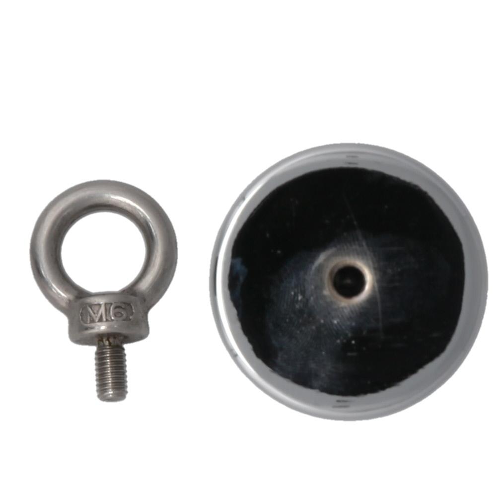 Stainless Teardrop Anal Plug with Removable Handle, Large