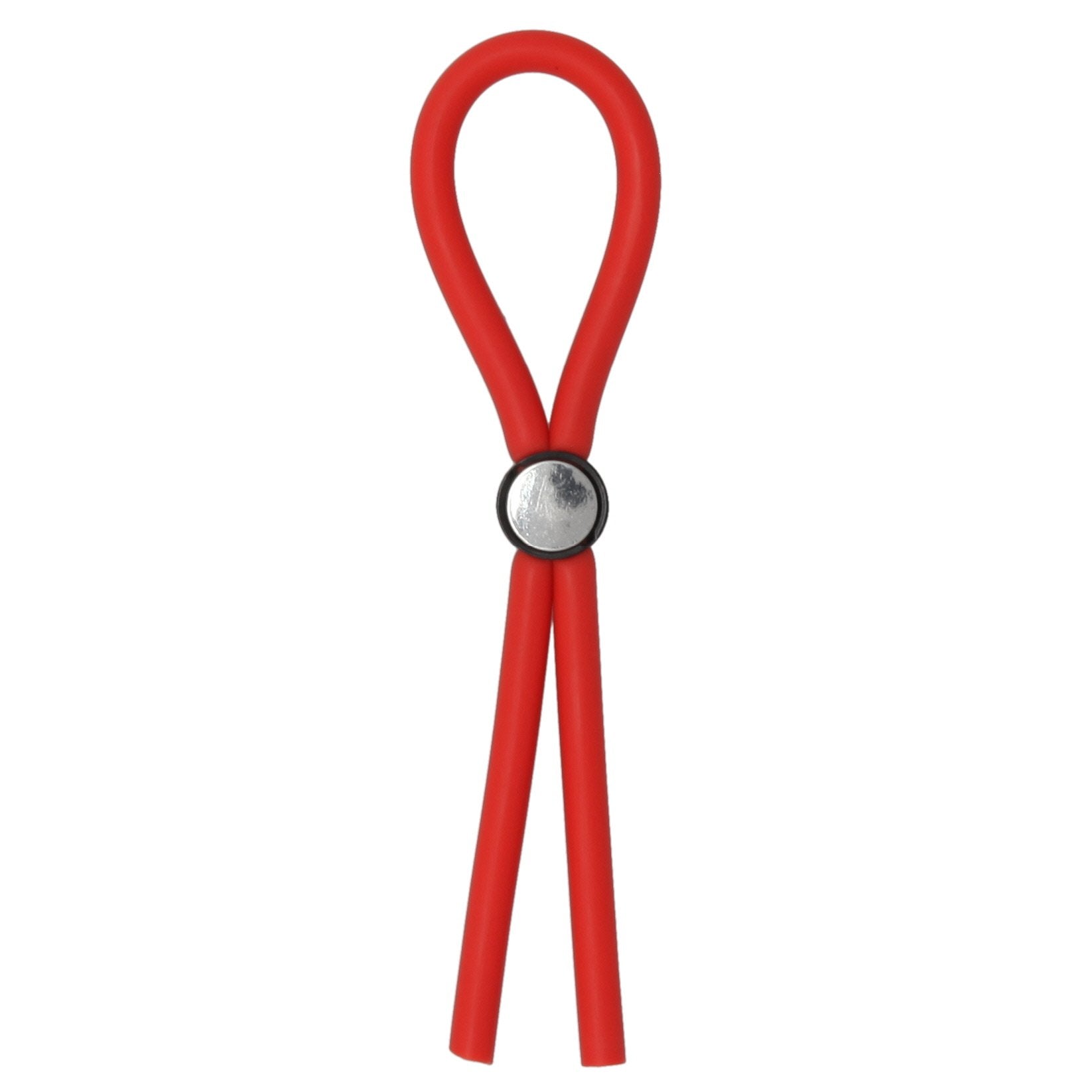 Lariat Single Barrel Adjustable Lasso Cock Ring Red