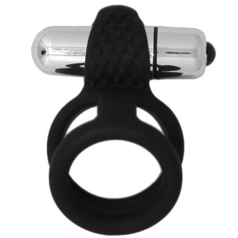 Go Go Vibrating Double Cock Ring Sunset Novelties Go Go Vibrating Double Cock Ring Sunset Novelties