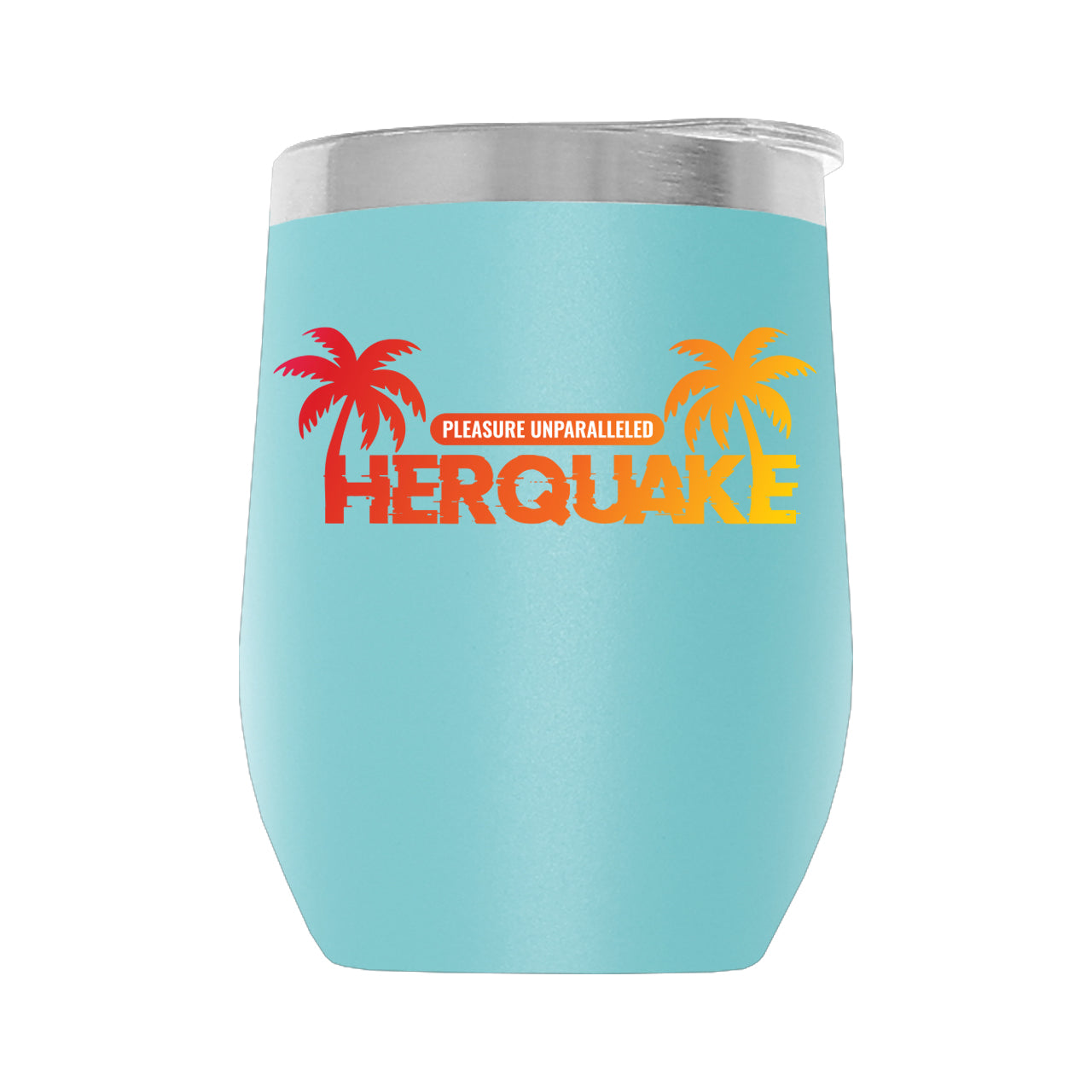Herquake-Palm001 12oz WINE TUMBLER