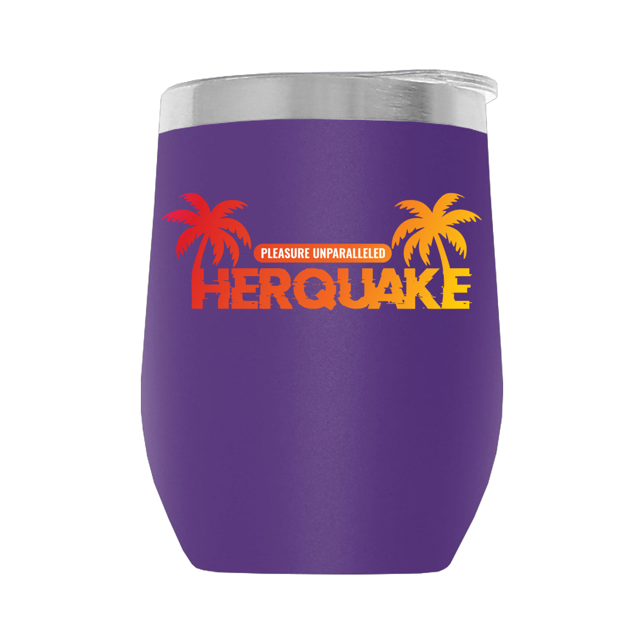 Herquake-Palm001 12oz WINE TUMBLER