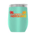 Herquake-Palm001 12oz WINE TUMBLER