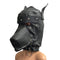 UNTAMED GIMP HOOD W/ DOG ATTACHMENTS - BLACK
