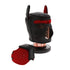 UNTAMED SML/MED SPANDEX DOG HOOD - BLK/RED