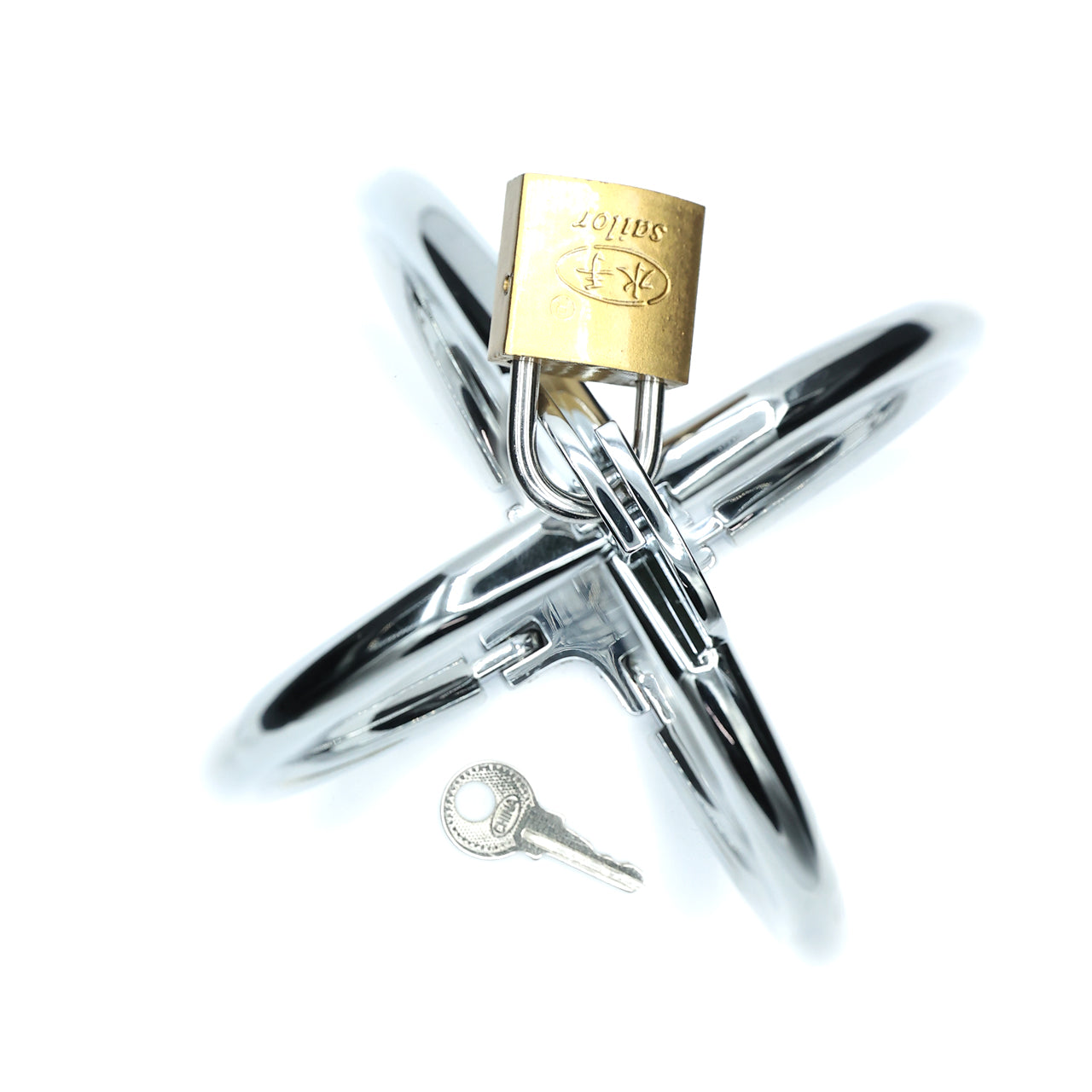 STAINLESS STEEL FEMALE HAND RESTRAINTS