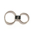 EROGENOUS ZONE 2 RING GATES OF PLEASURE - BLACK