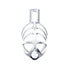 CHASTITY C-CAGE SOLID STAINLESS WEB 3 1/2IN