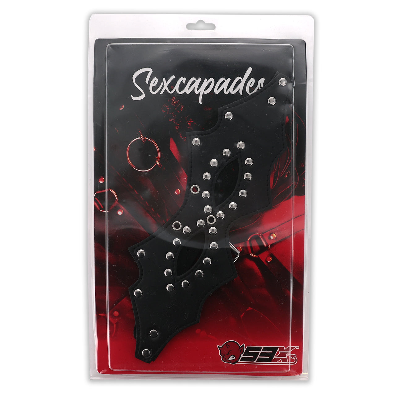 SEXCAPADES BLACK STAR DESIGN W/RIVETS