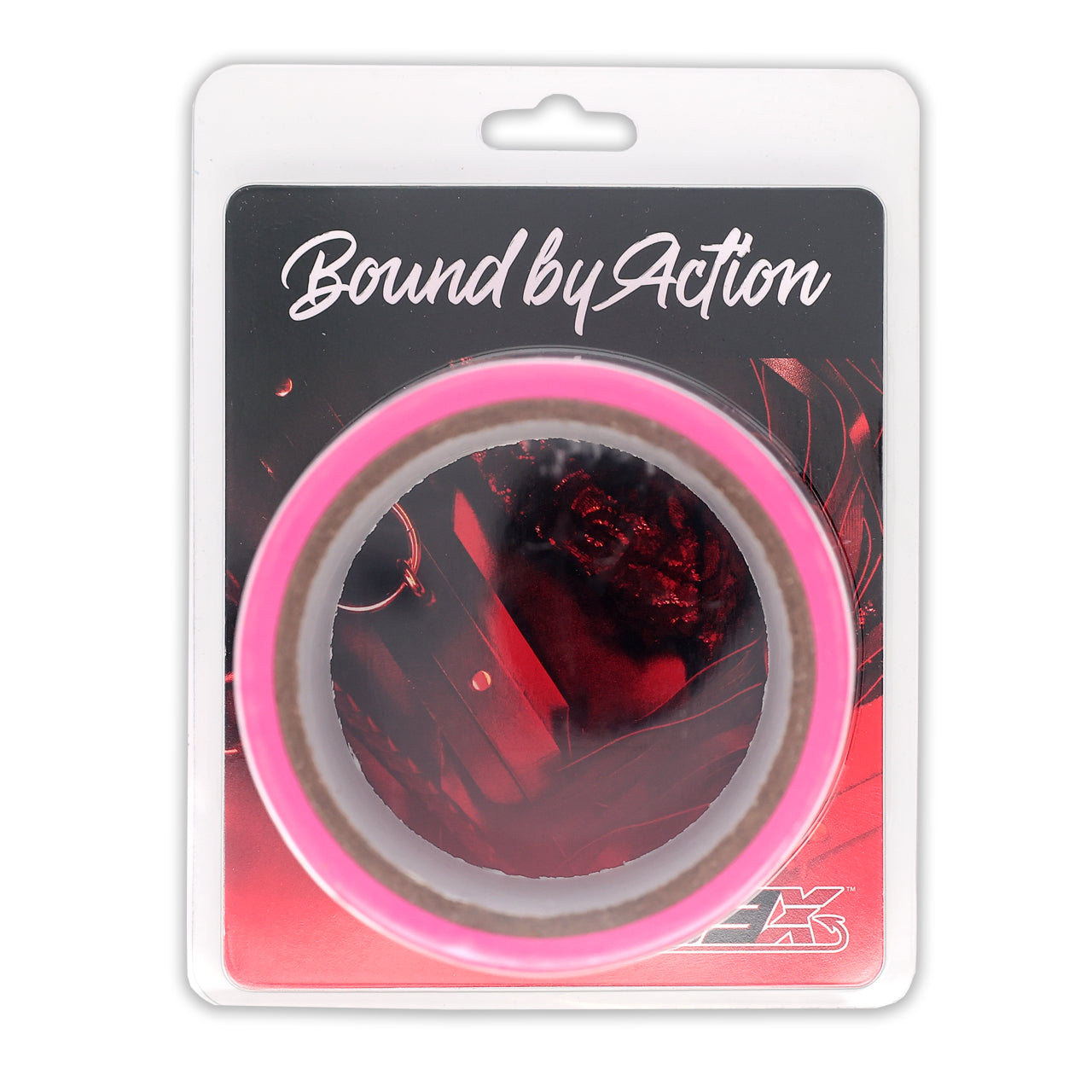 BOUND BY ACTION BINDING TAPE - HOT PINK