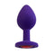 PURPLE SILICONE PLUG BUM FUN