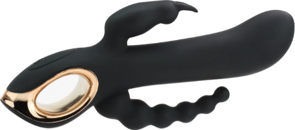 Triple Stimulator Rabbit Vibrator - Beach Bum Sunset Novelties Triple Stimulator Rabbit Vibrator - Beach Bum Sunset Novelties