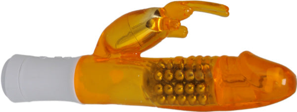 Girthy Rabbit Vibe with Balls that Spin - Boardwalk Bunny Sunset Novelties Girthy Rabbit Vibe with Balls that Spin - Boardwalk Bunny Sunset Novelties