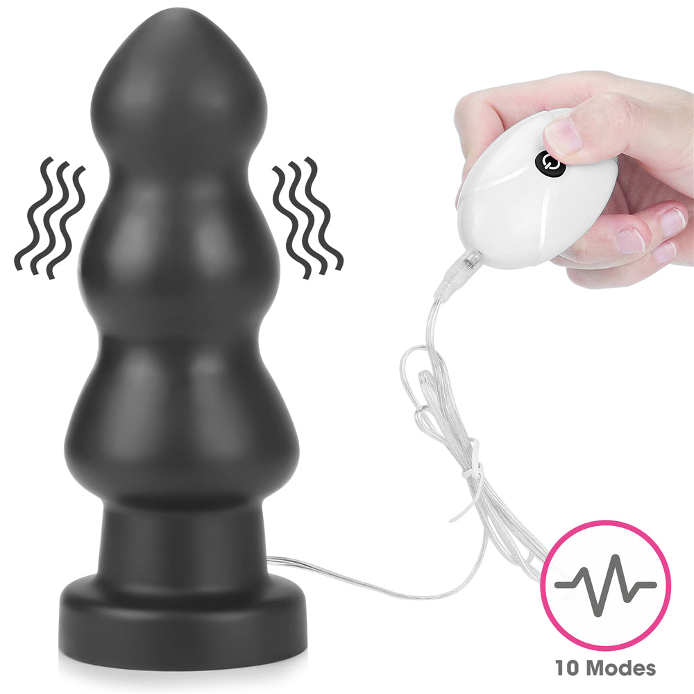 7.8" KING SIZED VIBRATING ANAL RIGGER