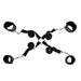 STRUGGLE MY BED RESTRAINTS BLACK Sunset Novelties