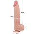 KING SIZED SLIDING SKIN DUAL LAYER DONG
