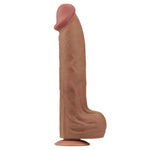 KING SIZED SLIDING SKIN DUAL LAYER DONG