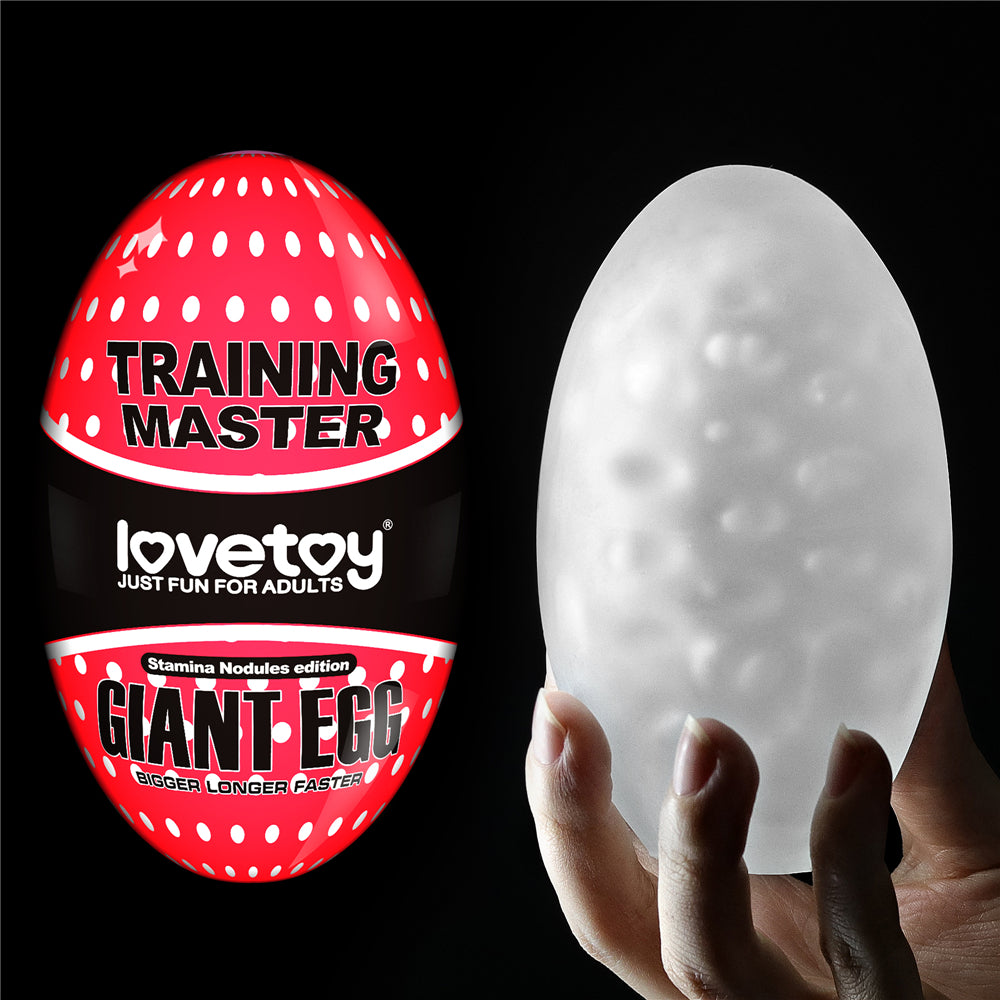 GIANT EGG TRAINING MASTER STAMINA NODULES MASTURBATOR