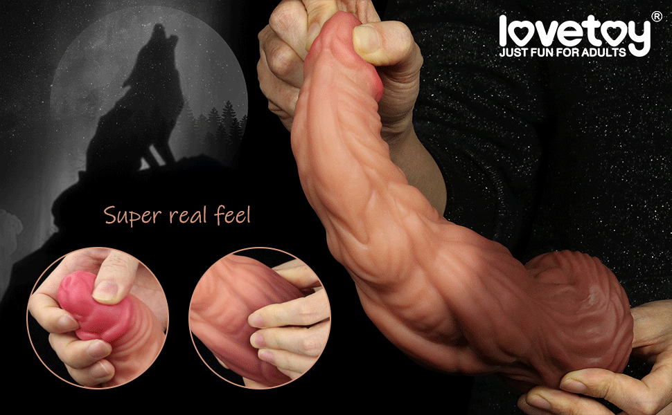 9.5IN DUAL LAYERED PLATINUM SILICONE COCK