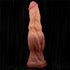 9.5IN DUAL LAYERED PLATINUM SILICONE COCK