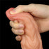 9.5IN DUAL LAYERED PLATINUM SILICONE COCK