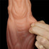 9.5IN DUAL LAYERED PLATINUM SILICONE COCK