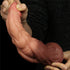 9.5IN DUAL LAYERED PLATINUM SILICONE COCK