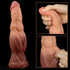 9.5IN DUAL LAYERED PLATINUM SILICONE COCK