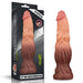9.5IN DUAL LAYERED PLATINUM SILICONE COCK Sunset Novelties