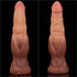 9.5IN DUAL LAYERED PLATINUM SILICONE COCK