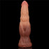 9.5IN DUAL LAYERED PLATINUM SILICONE COCK
