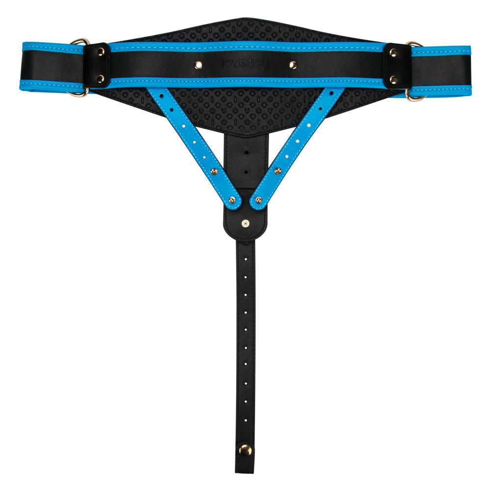 INGEN 10" HOLLOW STRAP ON HARNESS SET