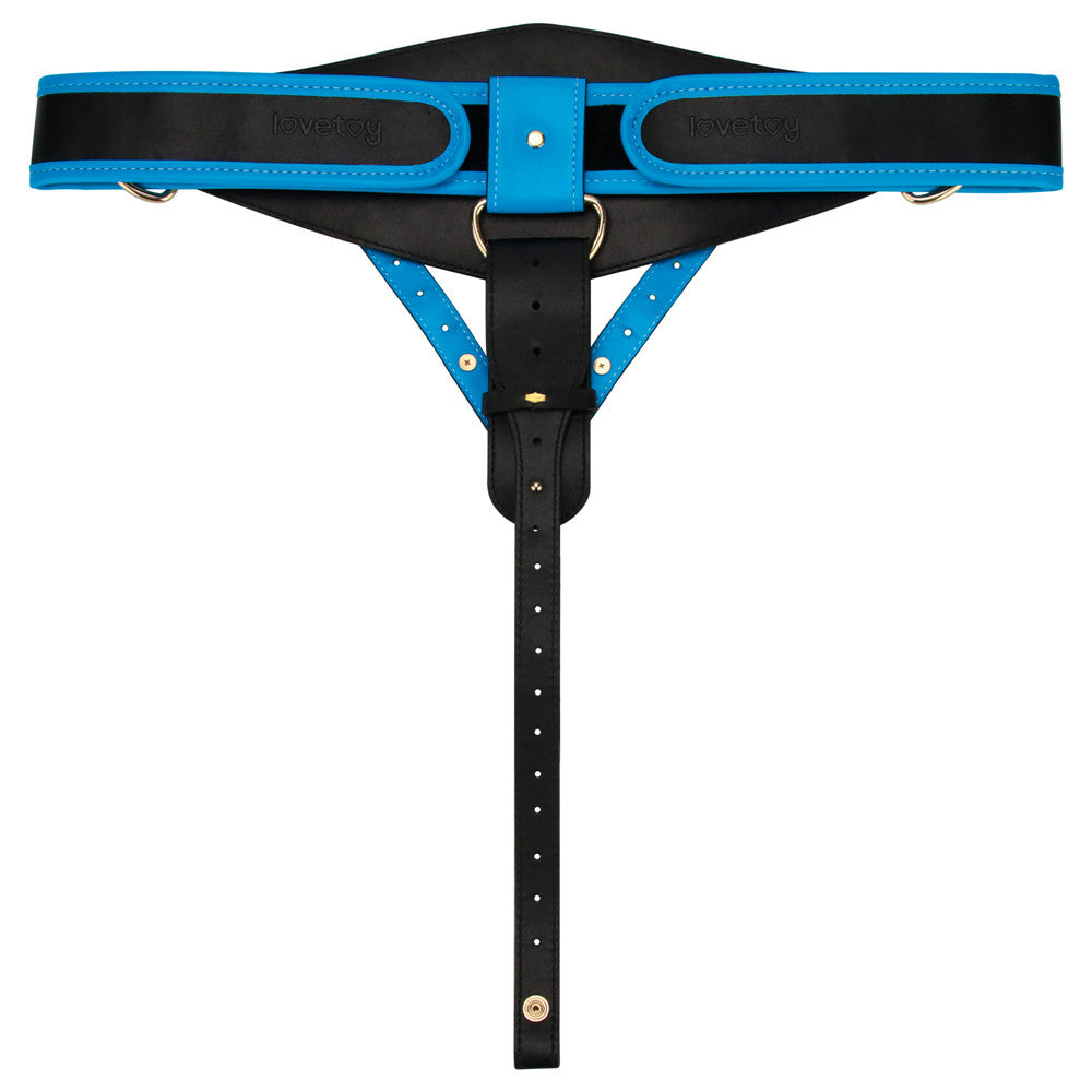 INGEN 10" HOLLOW STRAP ON HARNESS SET
