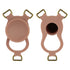 INGEN 10" HOLLOW STRAP ON HARNESS SET