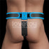 INGEN 10" HOLLOW STRAP ON HARNESS SET
