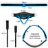 INGEN 10" HOLLOW STRAP ON HARNESS SET