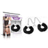FETISH PLEASURE FLUFFY LEG CUFFS BLACK