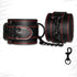 BONDAGE FETISH PLEASURE ANKLE CUFFS BLACK
