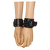 BONDAGE FETISH PLEASURE HANDCUFFS BLACK