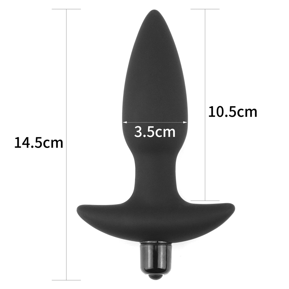 ANAL INDULGENCE COLLECTION FANTASY PLUG BLACK