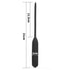 SILICONE VIBRATING URETHRAL DILATOR BLACK