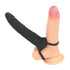 SILICONE FANTASY DOUBLE PROBER BLACK