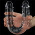 12" FLAWLESS CLEAR DOUBLE DILDO
